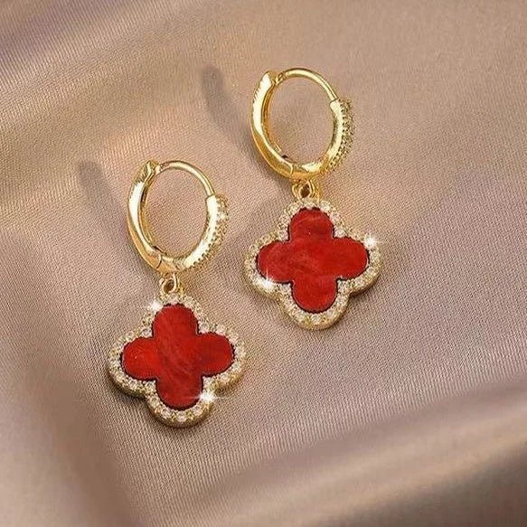 Klavertje Vier Oorbellen - Clara