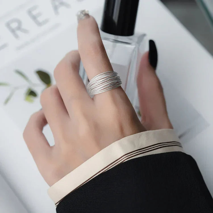 Verstelbare Gelaagde Ring - Isolde