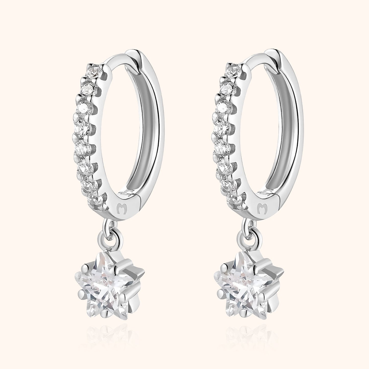 Hangende Ster Oorbellen - Lyra