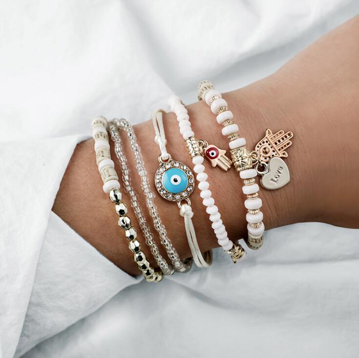 Boze Oog Armbanden Set - Zahara