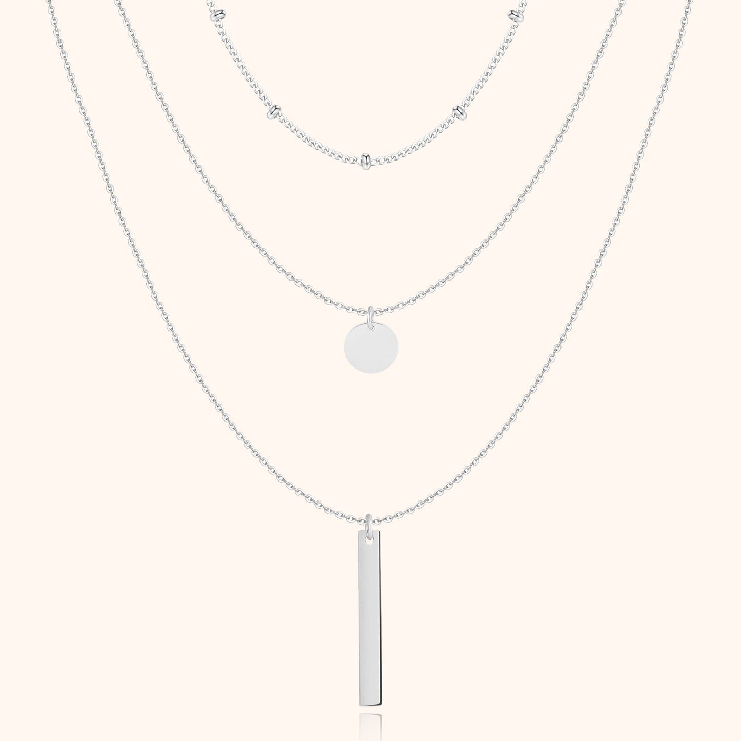 Gelaagde Driedubbele Halsketting - Elise