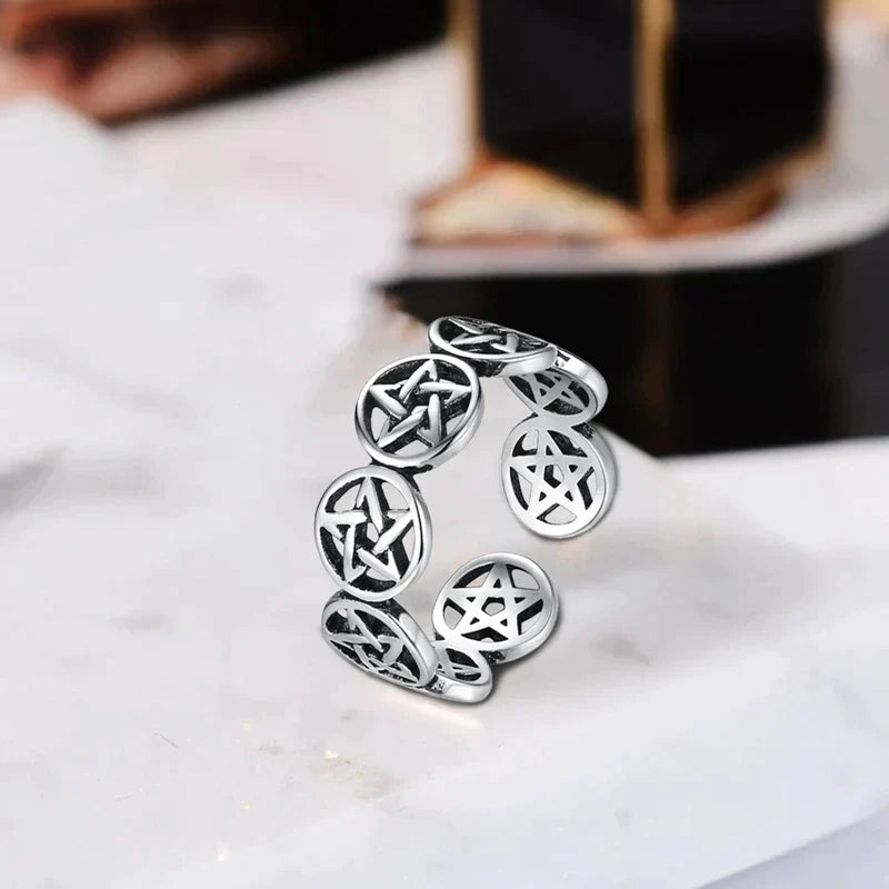 Tibetaans Pentagram Ring | Een symbolische en stijlvolle ring