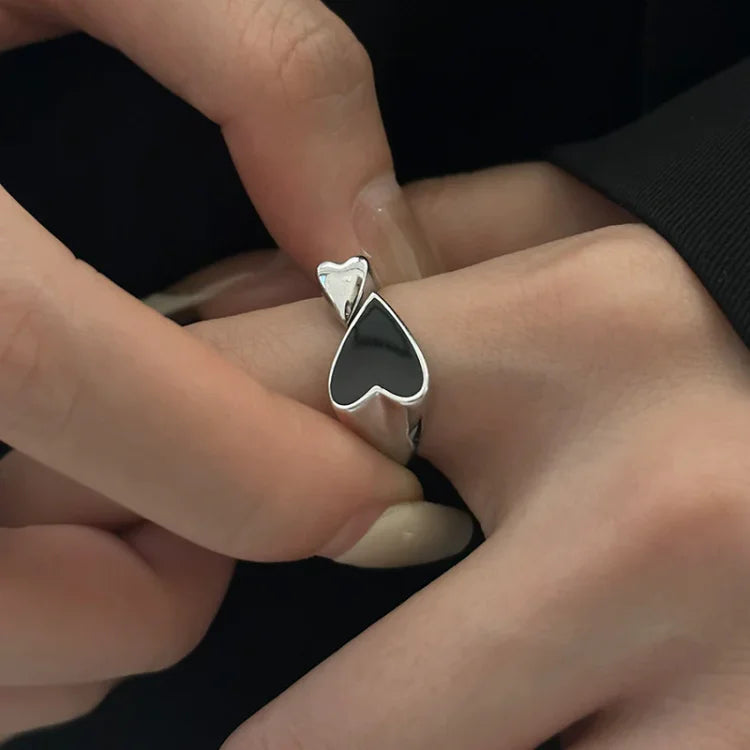 Verstelbare Symmetrische Hartenring - Evelyn