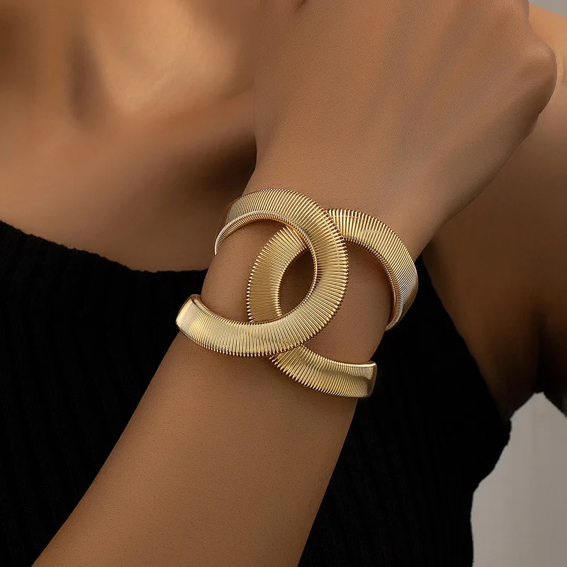 Stijlvolle Dubbele Gouden Armband - Amara