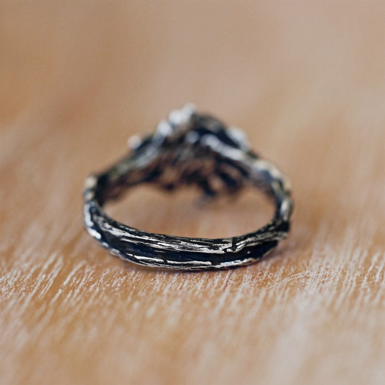 Stijlvolle Maansteen Statement Ring - Iris
