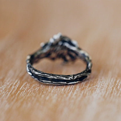 Stijlvolle Maansteen Statement Ring - Iris