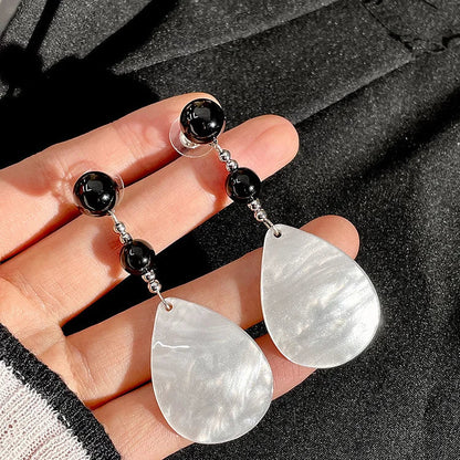 Vintage Schelp Oorbellen - Naia