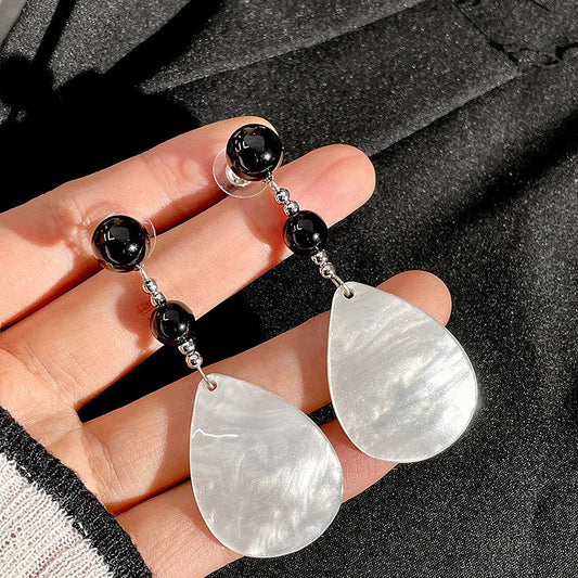 Vintage Schelp Oorbellen - Naia