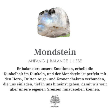Stijlvolle Maansteen Statement Ring - Iris