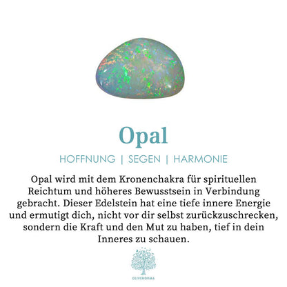 "Liefde en Oprechtheid" - Opaal Vintage-Ring - Isabella