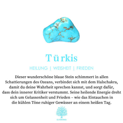 Halsketting met Kruis van Natuurlijke Edelstenen - Seraphina