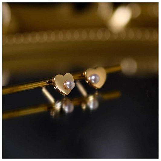 Hart Parel Studs - Amelie