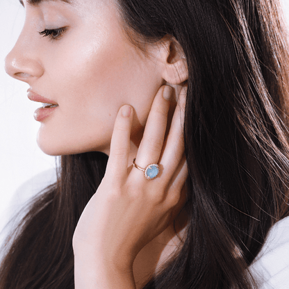 Mystieke Glans Cocktailring – Elowen