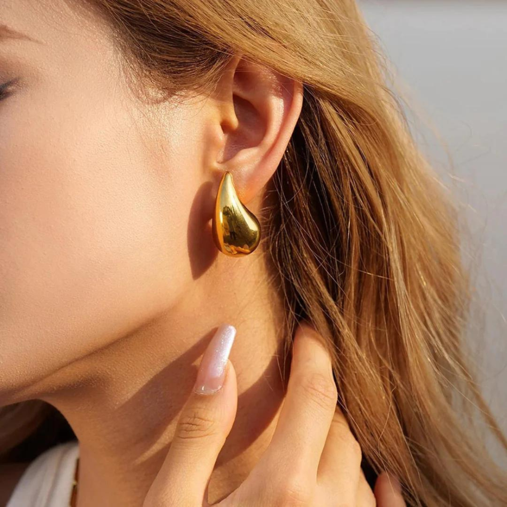 Vintage Teardrop Oorbellen - Aurielle