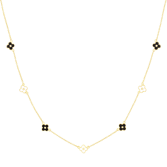 Delicate Bloemen Halsketting - Lilliane
