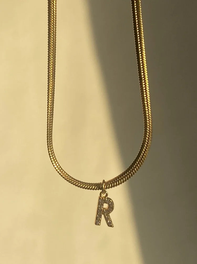 Gouden Initialen Ketting - Ella