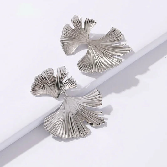 Bloemen Oorbellen in Goud en Zilver - Liora