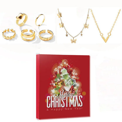 Gouden/Zilveren Sieraden Adventskalender - Livia