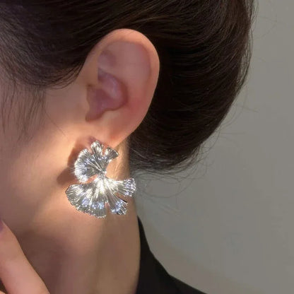 Bloemen Oorbellen in Goud en Zilver - Liora