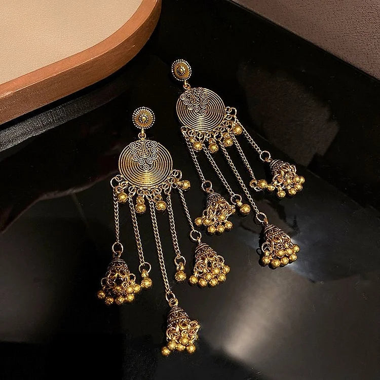 Boho Ethno Oorhangers - Noura