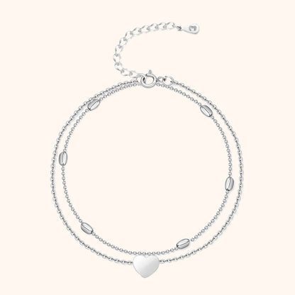 Stijlvolle Hartjes Enkelband - Fiora