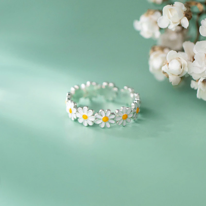 Madeliefjes bloemenring | Schattig & Stijlvol