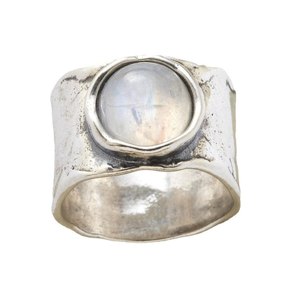Maansteen Ring in Zilver - Luna