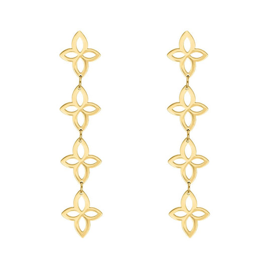 Vardi Dante™ Bloemenketting Oorbellen | Vintage & Chic