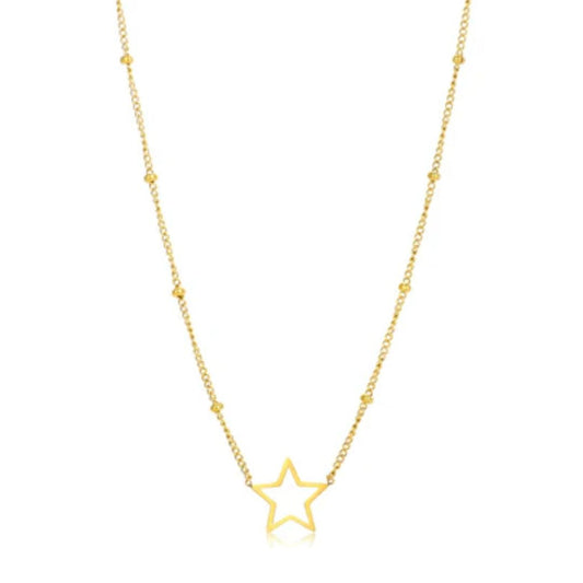 Vardi Dante™ Open Ster Ketting | Stijlvol & Veelzijdig