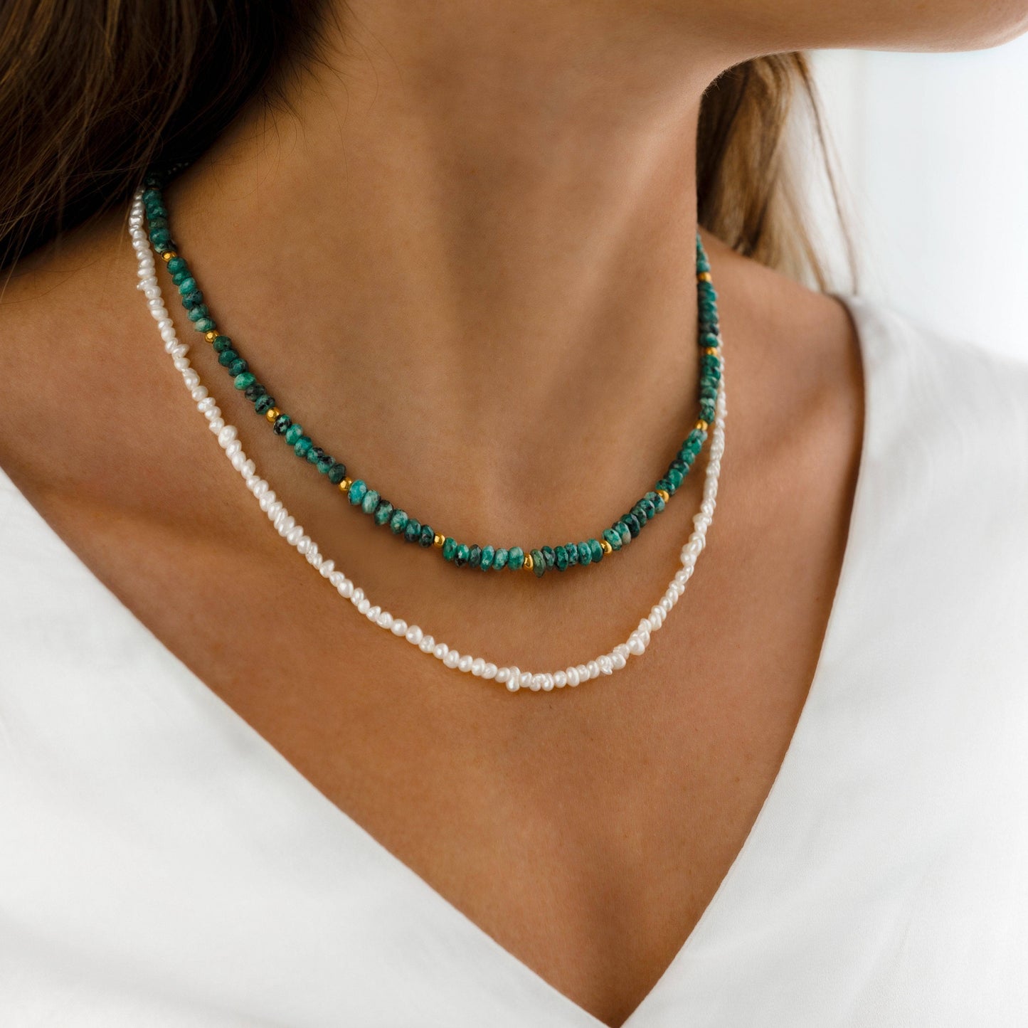 Verfrissende Jadeketting - Maya