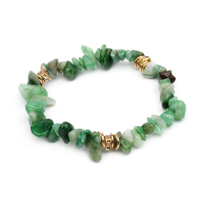 Stijlvol Natuursteen Kristallen Kralen Armband - Celine