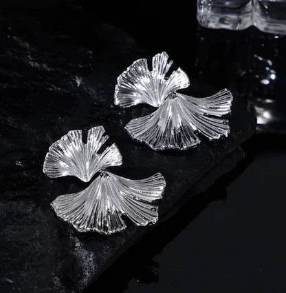 Bloemen Oorbellen in Goud en Zilver - Liora