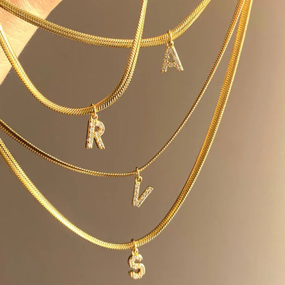 Gouden Initialen Ketting - Ella