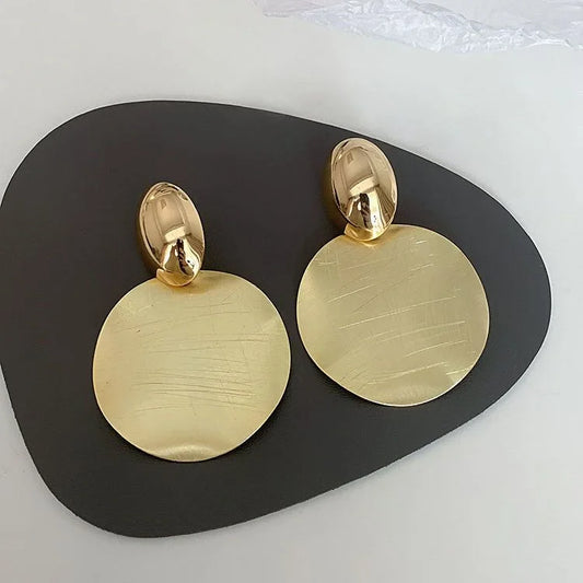 Gouden Oorbellen met Ronde Hangers - Amaya