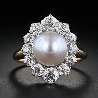 Vintage Mandala Parel Ring