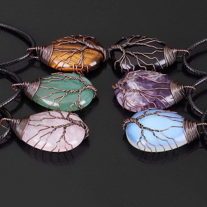 Zwarte Obsidiaan Druppelketting - Eryna