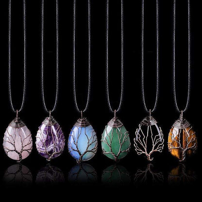 Zwarte Obsidiaan Druppelketting - Eryna