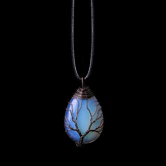 Opaliet Druppelketting - Elisia