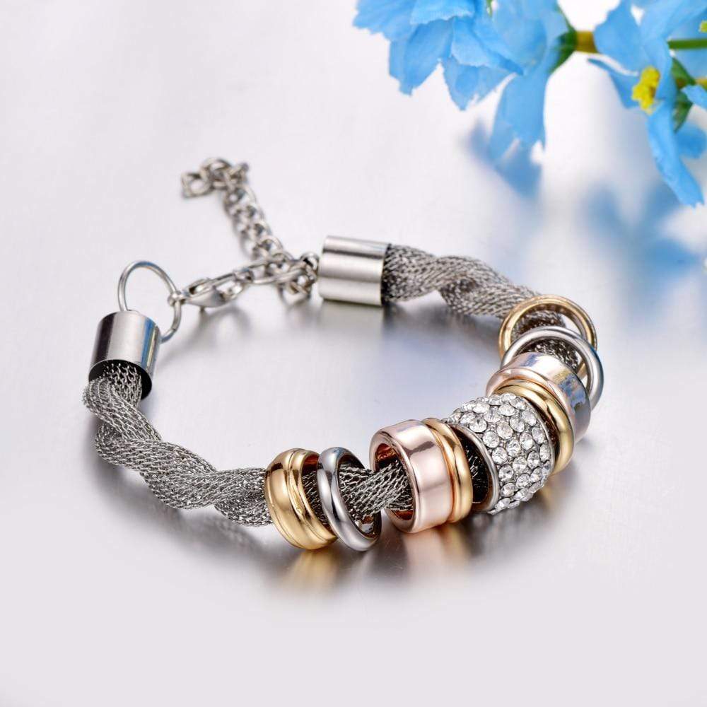 Gevlochten Modieuze Armband - Zarina