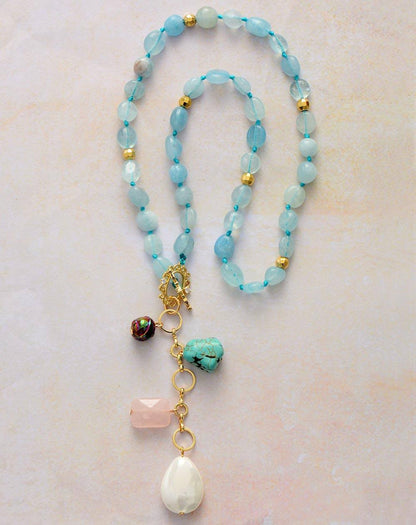 Oceaan Druppel Mala Ketting - Maris