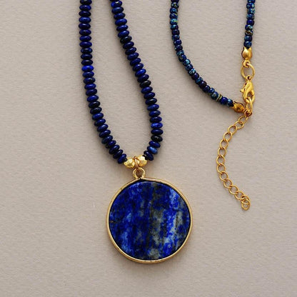 Ronde Lapis Ketting - Astrid