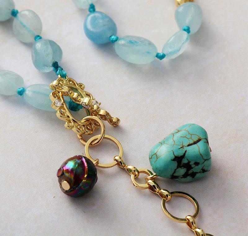 Oceaan Druppel Mala Ketting - Maris