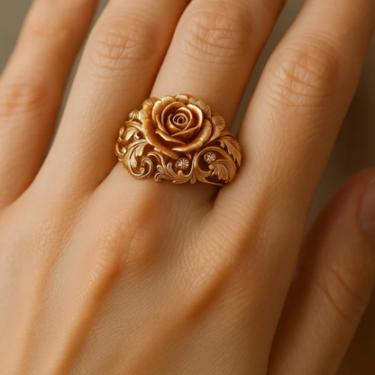 Gouden Bloemenring