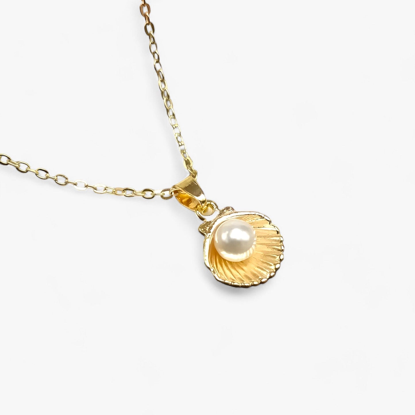 Trendy Schelp & Parel Ketting - Maris
