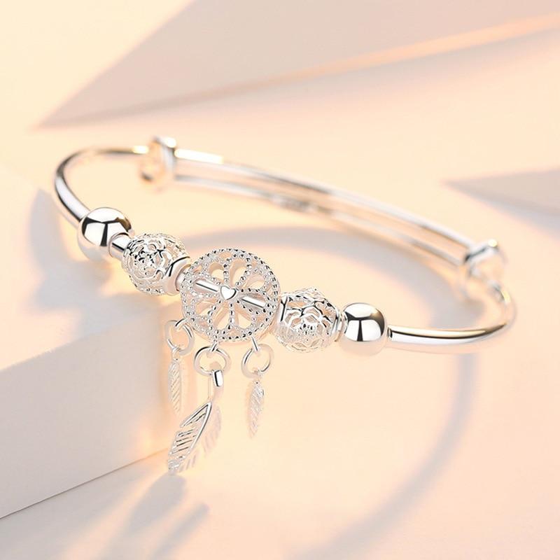 Verstelbaar Droomvanger Armband van 925 Zilver - Lisa