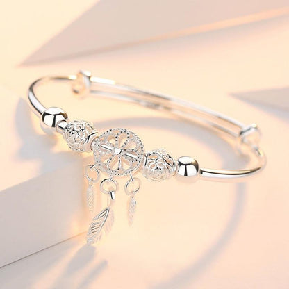Verstelbaar Droomvanger Armband van 925 Zilver - Lisa