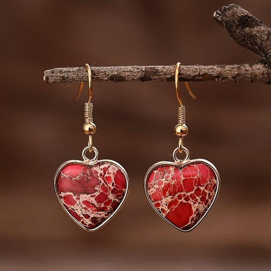Ruby Essence Jaspis Oorbellen – Sienna